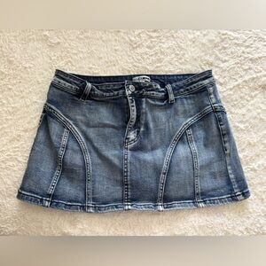 Denim Mini Skirt
